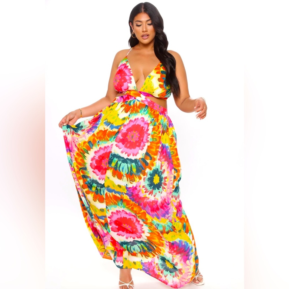 SOLD - Plus Size Maxi Dress